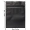 100 Pack Mylar Bags 3.3 x 5.1 Inch Resealable Smell Proof Bags Foil Pouch Bag Flat Bag Matte Black view 2