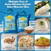 Asian Kitchen Crystal Sona Masoori Aged Rice 4-Pound Bag, 4lbs (1.81kg) Short Grain Rice ~ All Natural | Gluten Friendly | Vegan | Kosher | Indian Origin | Export Quality view 3