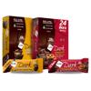 NuGo Dark Variety - Pretzel with Sea Salt 12 Bars & Peanut Butter Cup 12 Bars, 12g Protein Bar, Vegan, Gluten Free, Non-GMO, Kosher Pareve, 24 Count Variety view 1