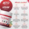 Resync - Recovery Blend Nitric Oxide Supplement, Caffeine-Free Pre & Post Workout Recovery Drink Plant-Based Nitric Oxide Booster, Better Than Beet Root Powder, Passion Fruit Flavor, 5.7oz view 4
