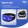Hilph Low Back Ice Pack Wrap for Pain Relief, Reusable Ice Pack Belt Hot Cold Therapy for Low Back Pain, Lumbar Surgery, Sciatic Nerve, Coccyx, Tailbone Pain (Blue) view 2