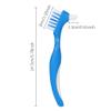 Baring 12 Pack Denture Brush Hard Denture Cleaning Brush False Teeth Brush Toothbrush Multi-Layered Bristles&Portable Denture Double Sided Brush view 2