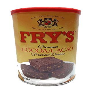 Fry's Premium Baking Cocoa, Unsweetened, 454g/16 oz, Imported from Canada}