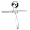 Fdit Stainless Steel Glass Cleaner, Window Wiper Multi Surface Scraper for Bathroom Glass Tiles Car Windows with Suction Cup Hook view 3
