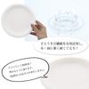 Three Cube KR-04 Disposable Plate, Good Life Product, Eco Round Plates, Hard Type, 8 Pieces x 10 Set, White, 7.1 inches (18 cm) view 4