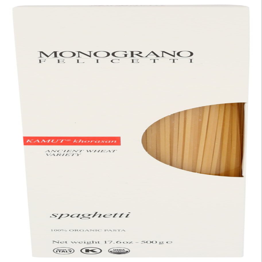 Monograno Felicetti, Pasta Spaghetti Kamut, 17.64 Ounce