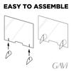 Sneeze Guard Shield by GAVI - Acrylic Protection (Bulk 5 Quantity - 30"x24") view 3