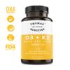 Thomas' all-natural Remedies D3 + K2 with MCT Oil for Better Absorption & Raw Whole Food Blend, 1000 IU D3, Vegan, Made in USA, Support for Your Heart, Bones & Teeth, Non-GMO (120ct) view 3