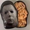 Halloween II Slasher Mask Candy - One (1) Collectible Michael Myers Mask Tin- Butcher Knife Sour Orange Flavor view 1