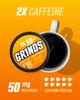 Grinds Coffee Pouches | 5-Can Variety Pack | Double Mocha, Sweet Mint, Double Shot Espresso, New Orleans, Orange Citrus | Brew-Free Coffee Alternative | 18 Pouches Per Can view 3