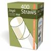 Planet+ 100% Compostable PLA Straws, Individually Wrapped, Jumbo, 7.75-inch, (Pack of 400) view 1