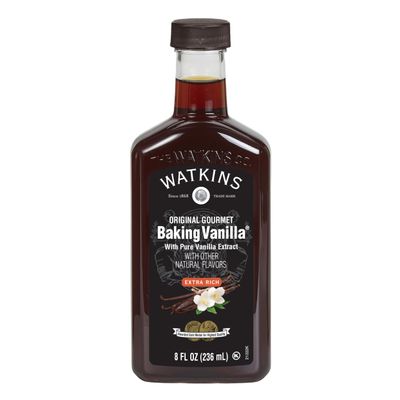 Watkins All Natural Original Gourmet Baking Vanilla with Pure Extract, 8 fl. oz. Bottle, 1-Pack
