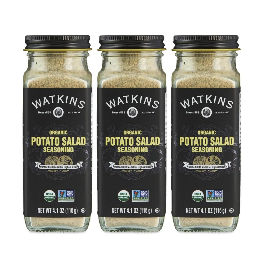 Watkins Gourmet Organic Spice Jar, Potato Salad Seasoning,4.1 Ounce (Pack of 3)