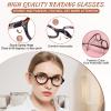 OCCI CHIARI Reading Glasses Women's Reader Black/flower Sturdy Eyewear (0 1.0 1.5 2.0 2.5 3.0 3.5 4.0 5.0 6.0) view 4