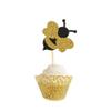 12pcs Wedding Cupcake Decor Cake Picks Cake Toppers Bee Cake Topper view 4
