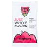 6 x Just Wholefoods Natural Raspberry Real Fruit Flavoured Jelly Crystals 3.00 oz view 1