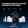 HawkGrips 6-piece Professional Cupping Kit for Massage Therapy and Physical Therapy, Massage Therapy Cups, Deep Tissue Massage, Premium Silicone Cupping Set & 2-Hour CEU-Eligible Course, Pack of 1 view 4