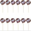 12pcs Paper Cake Topper Party Cupcake Toppers for Games Party Super Bowl Party Birthday Party Decoration - Game Time view 1
