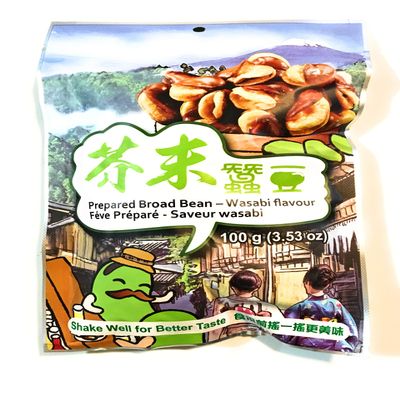 Six Fortune Wasabi Flavour Prepared Broad Bean 3.53 Oz(3 Pack)