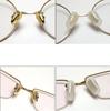 5 Pairs Slip-on Nose Pads Covers,Soft Silicone Eyeglasses Nosepads Anti-Slip Glasses Nose Piece,Eyewear Protective Covers Eye Pads,Nose Bridge Pads Replacement Nose Guards Eye Glasses Repair Kits view 2