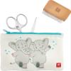 ZWILLING Nail Scissors Set for Kids and Babies (Safe Nail Care, 3 Piece Set with Nail File and Brush Gift Set) Premium White view 1