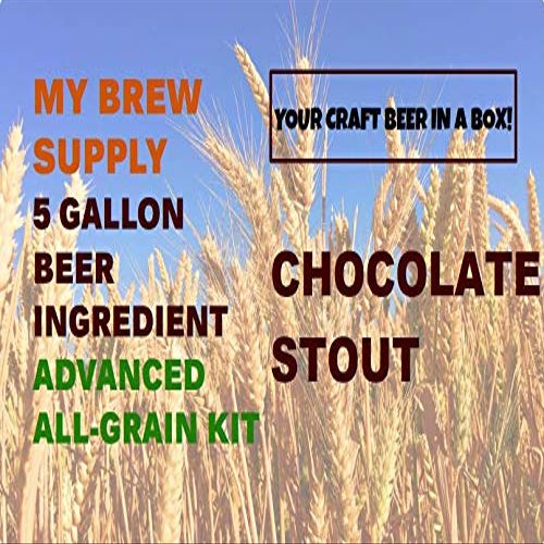 Chocolate Stout Advanced Homebrew All Grain 5 Gallon Beer Ingredient Recipe Kit - By My Brew Supply