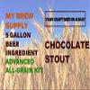 Chocolate Stout Advanced Homebrew All Grain 5 Gallon Beer Ingredient Recipe Kit - By My Brew Supply view 1
