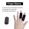 30 Pcs Finger Sleeves Protectors Thumb Support Elastic Compression Braces- Relieve Pain for Arthritis, Triggger Finger, Calluses - Finger Splint for Basketball, Tennis,Baseball, Cycling (Black) view 3