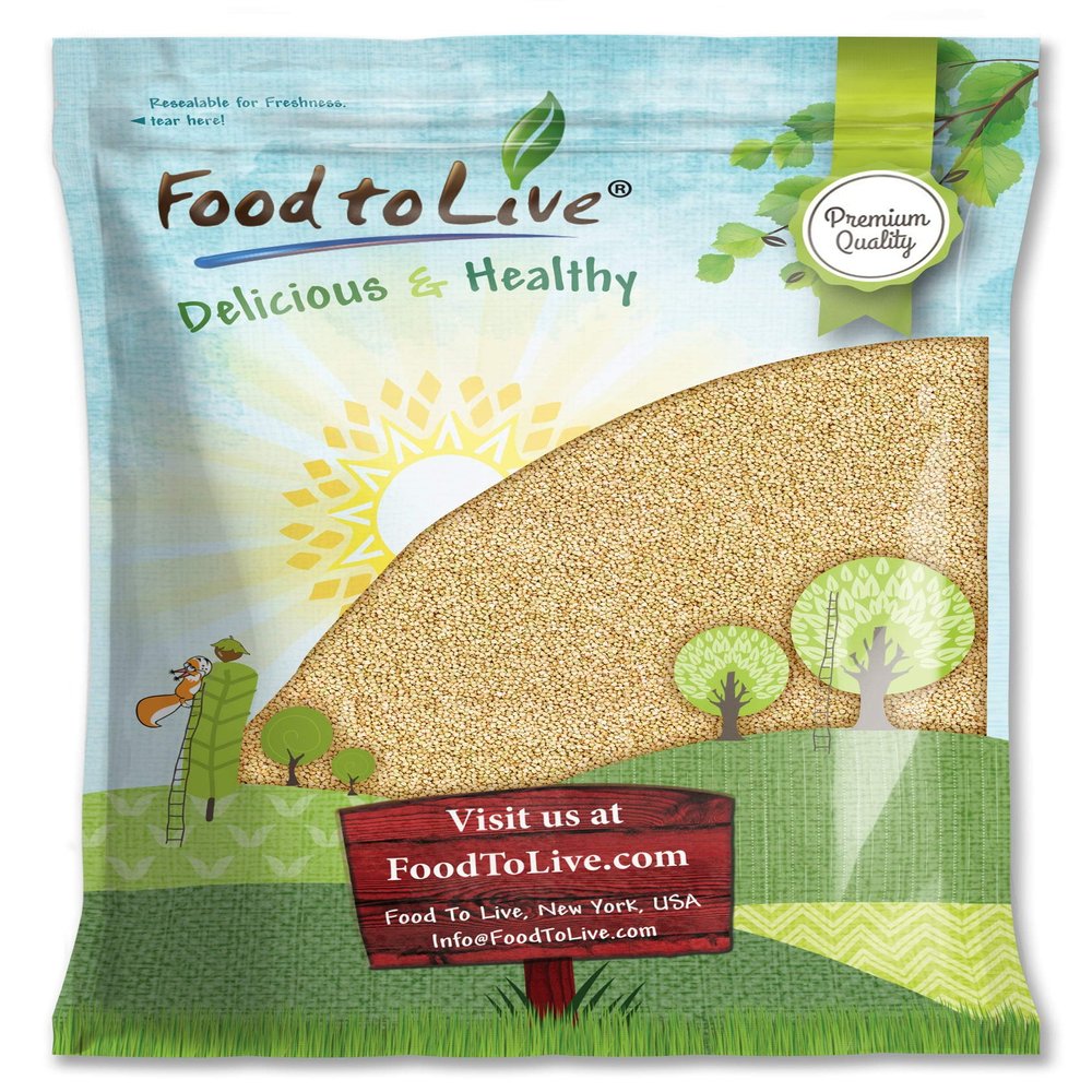 Food to Live Buckwheat Groats, 6 Pounds - Hulled Whole Grains, Raw, Kosher, Vegan, Sirtfood, Bulk, Good Source of Dietary Fiber, Copper, Magnesium, Manganese, and Niacin