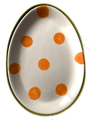 Hoppy Go Lucky Decorative Easter Egg Plates