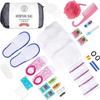 Hospital Bags for Labor and Delivery - Pregnancy Maternity Hospital Bag Essentials for Mom Pre Packed Set Gray Underwear L/XL view 1
