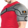 Sparthos Shoulder Brace - Support Sleeve for Torn Rotator Cuff, AC Joint Pain Relief - Arm Immobilizer Strap Wrap - Fits Bicep 14-30 in, Left or Right, Men & Women - Measure Before Purchase - XXL view 1