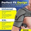 Sparthos Shoulder Brace - Support Sleeve for Torn Rotator Cuff, AC Joint Pain Relief - Arm Immobilizer Strap Wrap - Fits Bicep 14-30 in, Left or Right, Men & Women - Measure Before Purchase - XXL view 4
