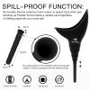 Female Female Urinal, Reusable Silicone Foolproof Women Pee Funnel Allows Women to Pee Standing Up,Women's Urinal is The Perfect Companion for Indoor Use (Black) view 2