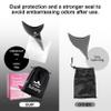 Female Female Urinal, Reusable Silicone Foolproof Women Pee Funnel Allows Women to Pee Standing Up,Women's Urinal is The Perfect Companion for Indoor Use (Black) view 3