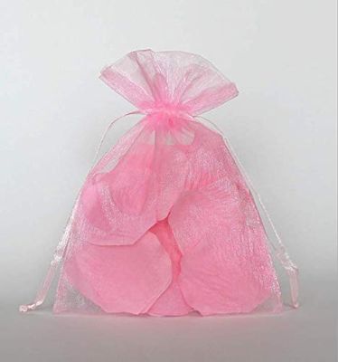 100pcs Pink Organza Bags 4X 6 Wedding Christmas Favors Gift Drawstring Pouches