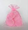 100pcs Pink Organza Bags 4X 6 Wedding Christmas Favors Gift Drawstring Pouches view 1