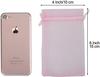 100pcs Pink Organza Bags 4X 6 Wedding Christmas Favors Gift Drawstring Pouches view 3