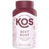 KOS Organic Beetroot Capsules 1500mg - USDA Organic, Antioxidant Power from Organic Beet Root Superfood, Supports Healthy & Active Lifestyle - Non-GMO, Vegan and Keto Friendly - 180 Capsules view 1