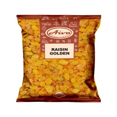 Aiva Golden California Raisins (2 LB) Naturally Sweet Dried Fruit for Snacking, Baking, and Cooking
