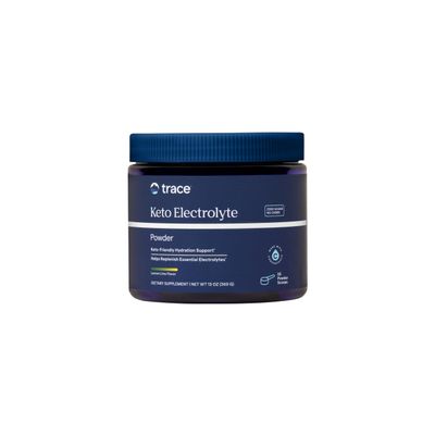 Trace Minerals Keto Electrolyte Powder - Electrolytes for Fluid Balance Support - Muscle Stamina - Powder Supplement - Zero-Sugar - Gluten-Free & Vegan - Lemon Lime - 55 Servings