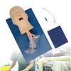 PVC Pediatric Intubation Manikin Study Teaching Model, Oral Nasal Intubation Manikin Training Study Teaching Model Airway Management Trainer Demo with Tube view 1