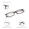 EYEGUARD Reading Glasses with Portable Case Slim Mini Pocket Readers for Women Men Eye Glasses view 2