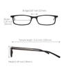 EYEGUARD Reading Glasses with Portable Case Slim Mini Pocket Readers for Women Men Eye Glasses view 3