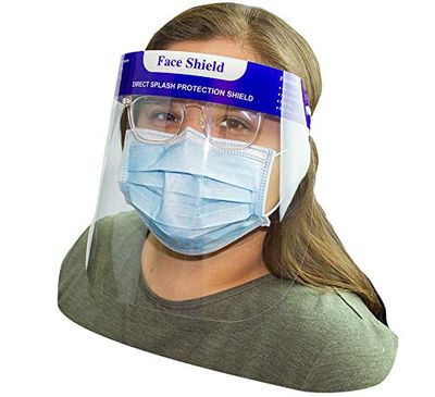 CPR Savers Safety Face Shields Direct Splash Protection 25 Pack