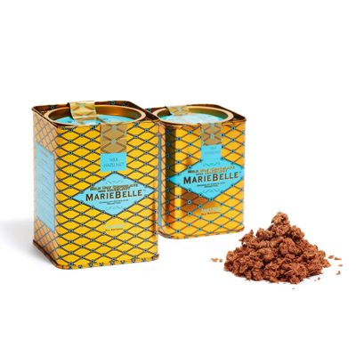MarieBelle Milk/Hazelnut Hot Chocolate 10 oz Tin - Easy to Prepare Full-Flavored Traditional Crme de Chocolat European Style Hot Chocolate Beverage Mix