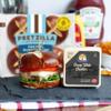 PRETZILLA Soft Pretzel Burger Buns, Peanut & Nuts Free Facility, Non Gmo Verified, Certified Vegan, 12.8Count (2) view 2