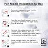 SIMPLI Insulin Pen Needles 4mm (5/32) x 32G Micro, 90 Count: for at-Home Insulin Injections, Compatible with Most Pen Injector Devices view 3