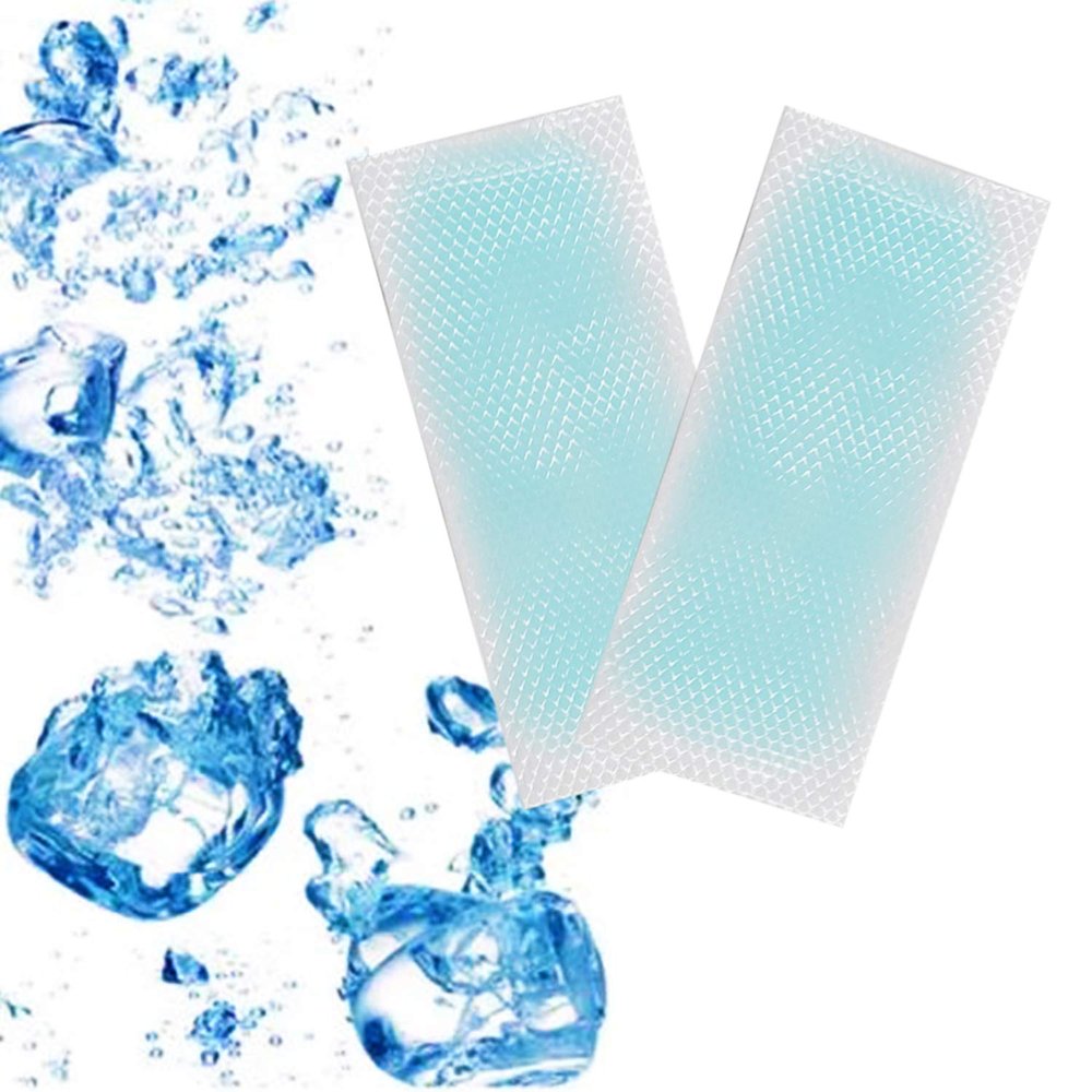 20 Sheets Fever Cooling Gel Patches, Forehead Strips for Dog Foot Baby Kids Children Adult - Relieve Headache, Toothache Pain, Drowsiness, Fatigue, Refreshing, Sunstroke