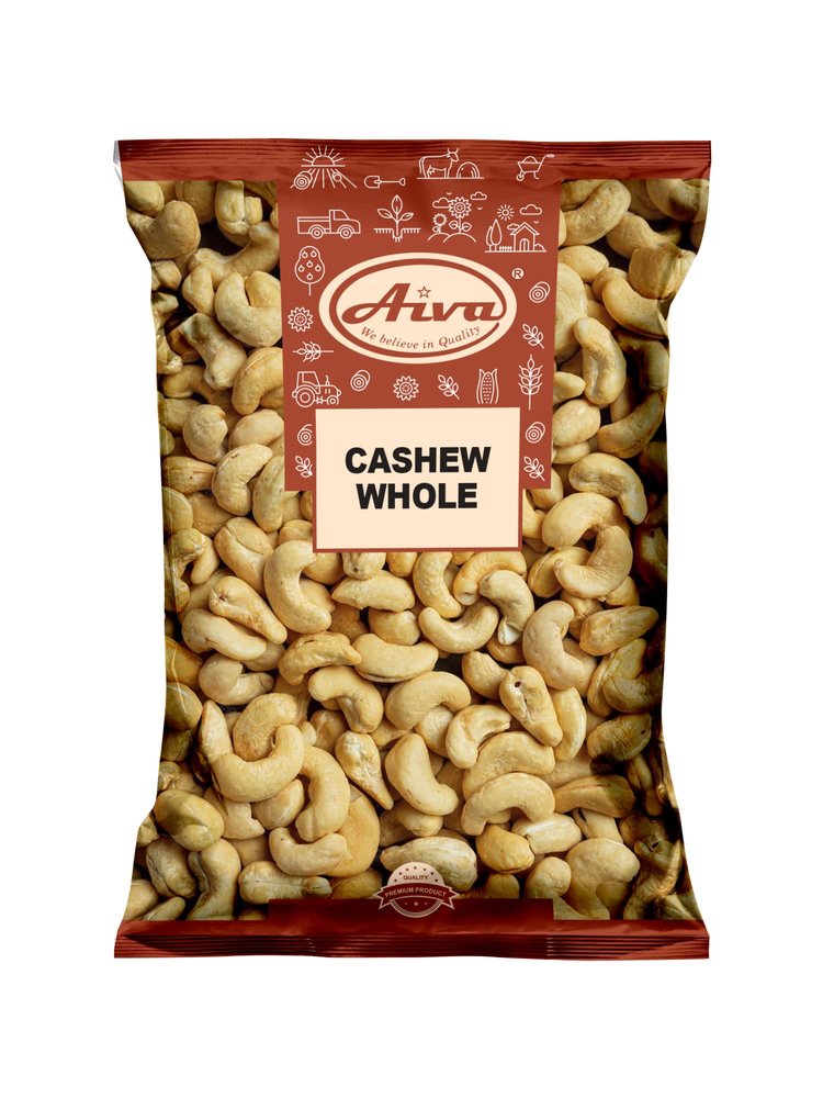 Aiva Raw Whole Cashews | Healthy Snacks | Unsalted | Unroasted | Perfect for Pesto, Salads | Baking, Roasting & Cooking - (5 LB)
